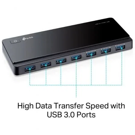 TP-Link UH700 Hub USB 3.2 Gen 1 con 7 Puertos Negro